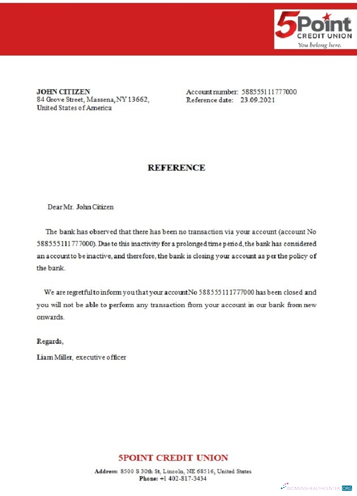 Download USA 5Point Bank closure reference Photoshop template